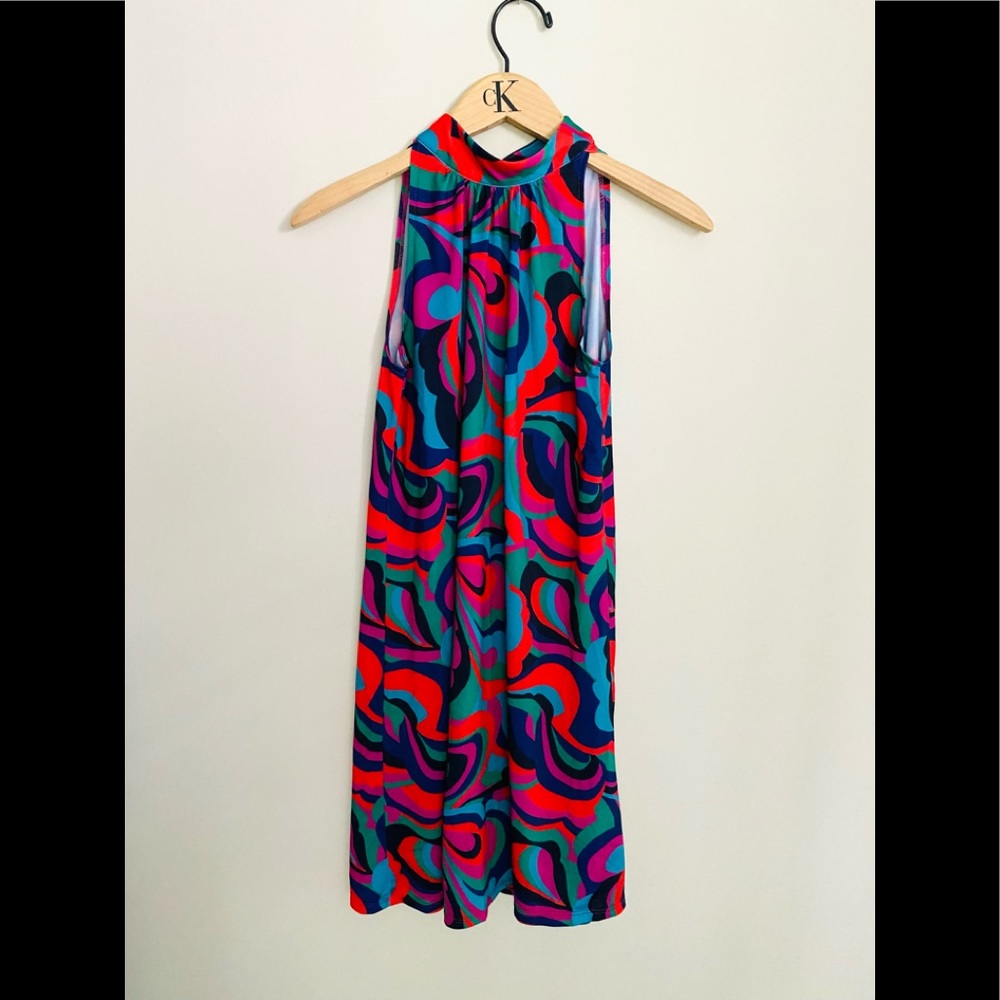 Chelsea Gunn Psychedelic 60s Style Dress - Picture 2 of 5